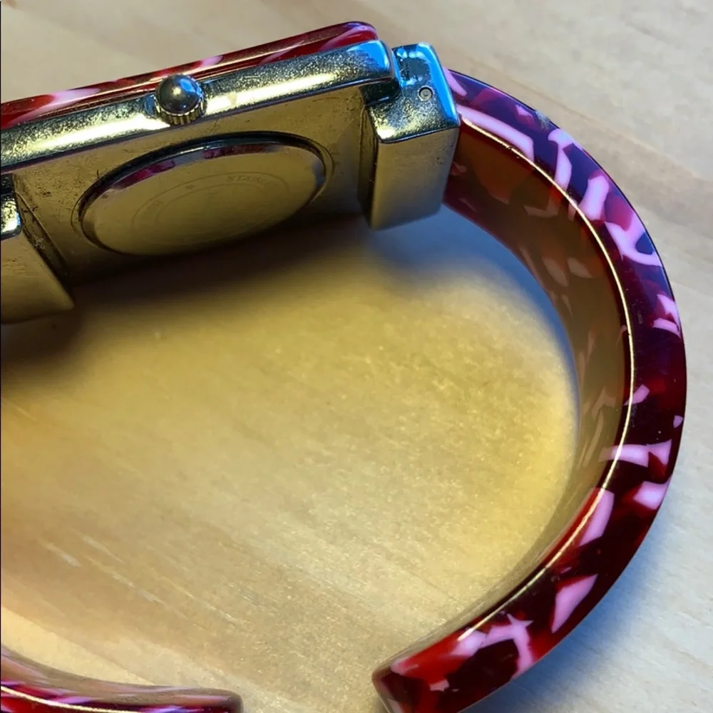 Narmi lucite bracelet watch fashionable fun